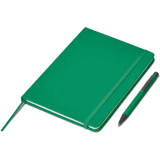 Hibiscus Notebook & Pen Set Green